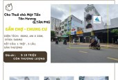 CỰC HIẾM-Cho thuê nhà Mặt Tiền Tân Hương 80m2, 3Lầu+ST, 18Triệu